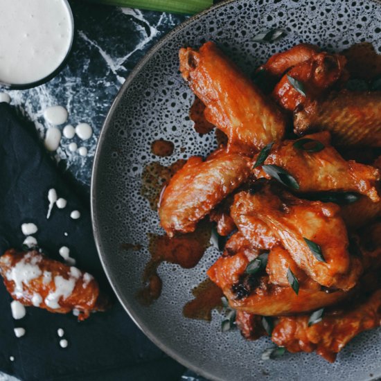 Confit Buffalo Wings