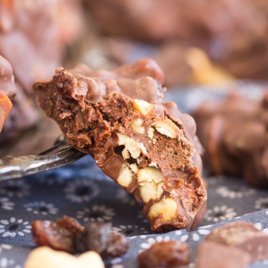 Raisin Cashew Fudge Drops