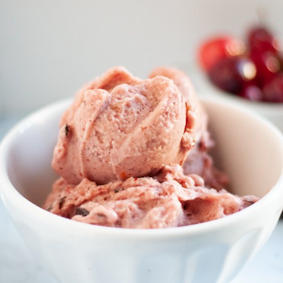 Cherry Chocolate Nice Cream