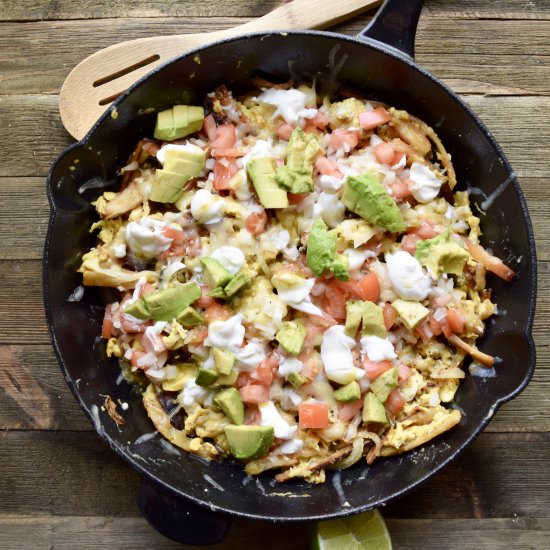 Migas with Avocado Pico