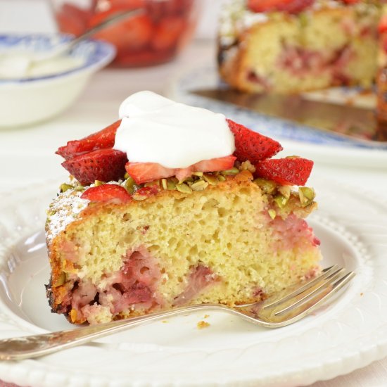 Strawberry Yogurt Cake