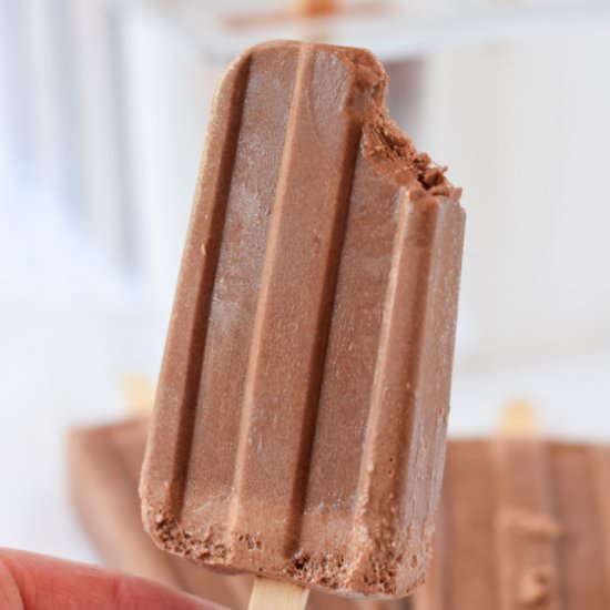 Dark Chocolate Fudgsicles