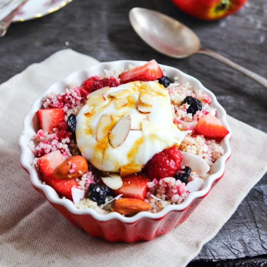 Mixed Berry Breakfast Couscous