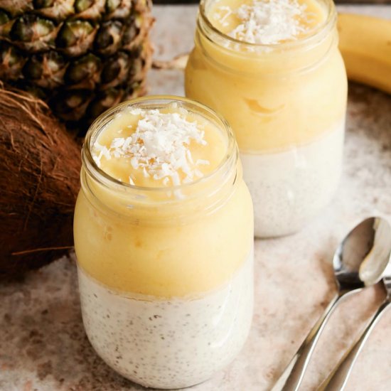 Pina Colada Chia Pudding