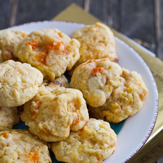 Apricot White Chocolate Cookies