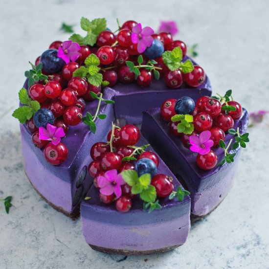 Mixed berry cheesecake