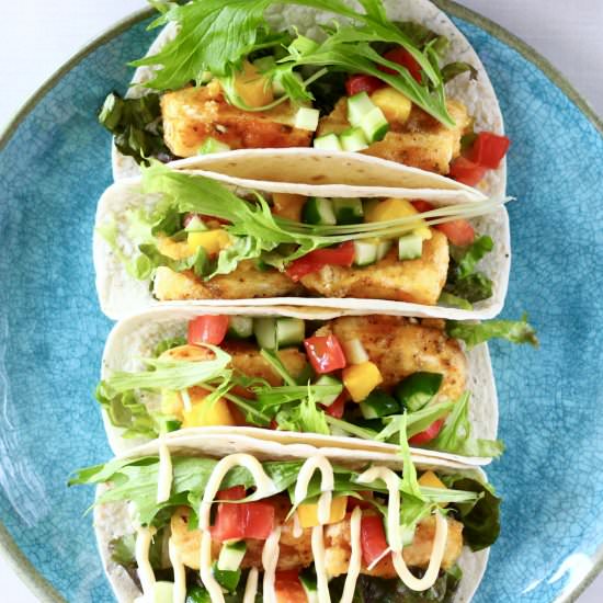 Vegan Tofu Fish Tacos