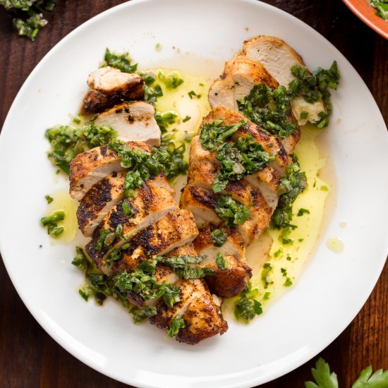 Pan-Roast Chicken with Salsa Verde