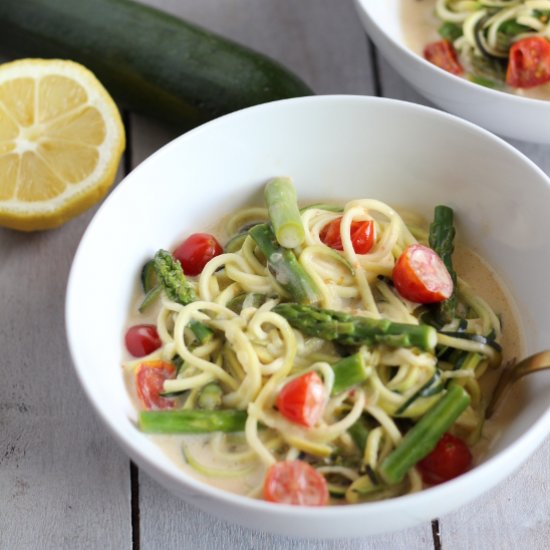 Lemon Coconut Zoodles