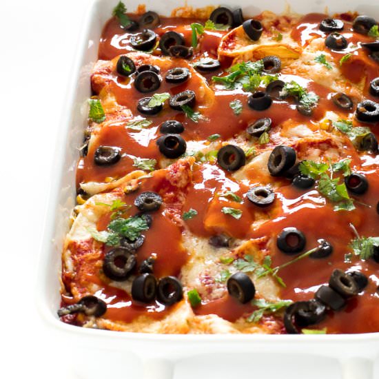 Vegetarian Enchilada Casserole