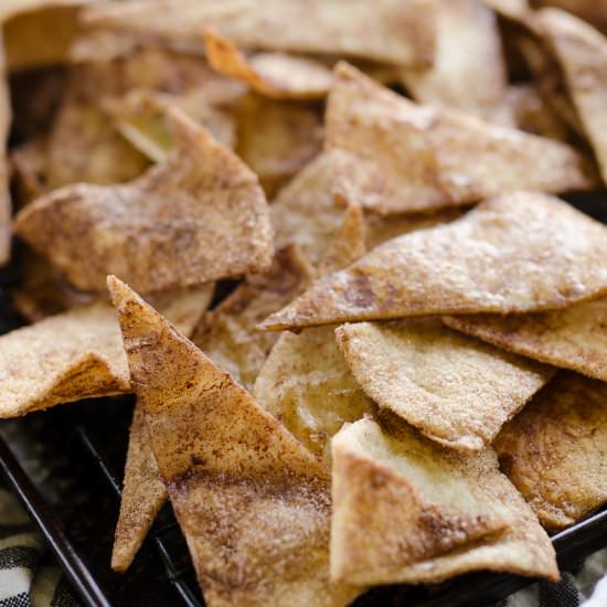 Cinnamon Sugar Tortilla Chips