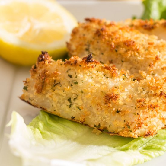 Crunchy Panko Crusted Cod