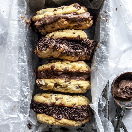 Ice Cream Cookie Sandwiches