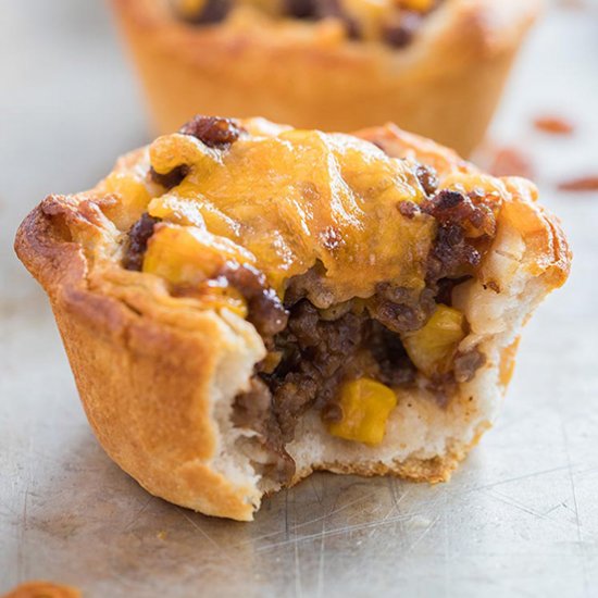 Beefy Barbecue Biscuit Cups