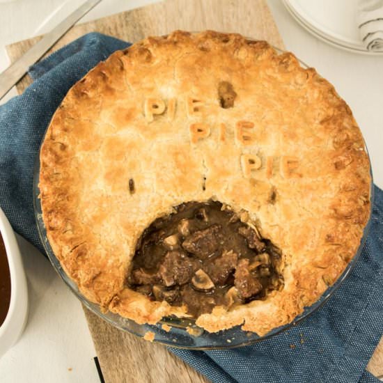 Mums Steak and Mushroom Pie