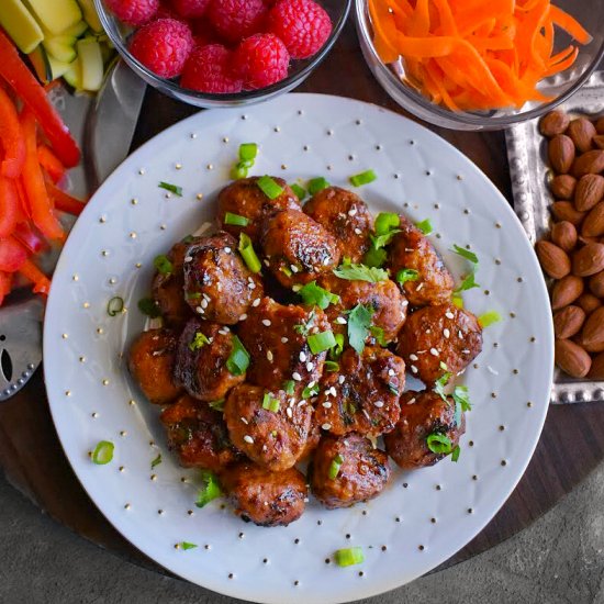 Mini Vietnamese Banh Mi Meatballs