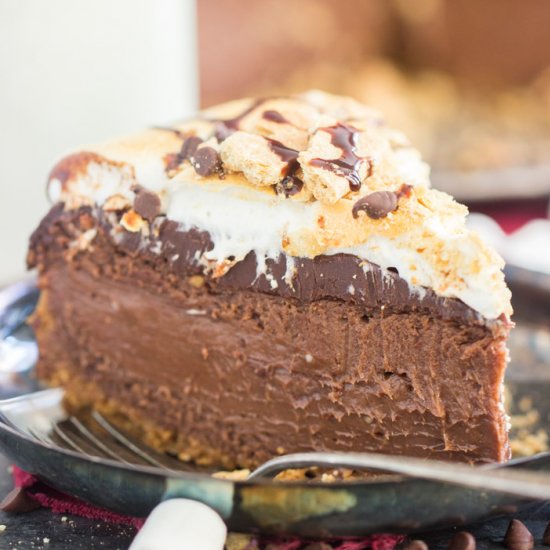 Nutella S’mores Cheesecake