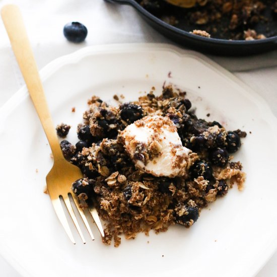 Blueberry Muffin Oatmeal Crisp