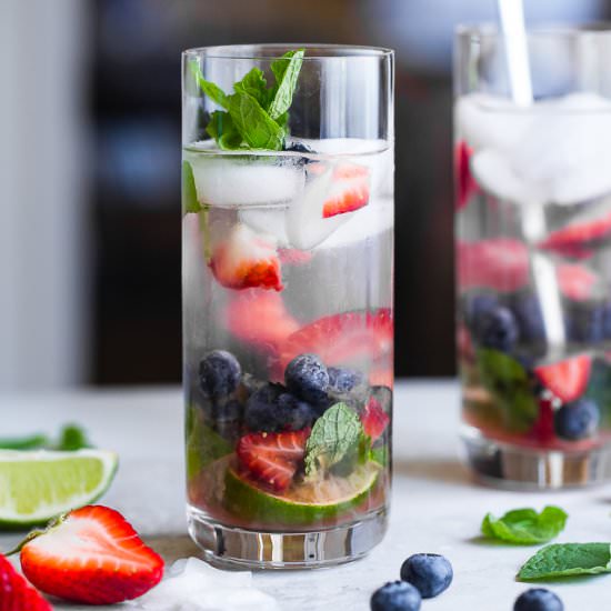 Red  White  and  Blue  Mojito