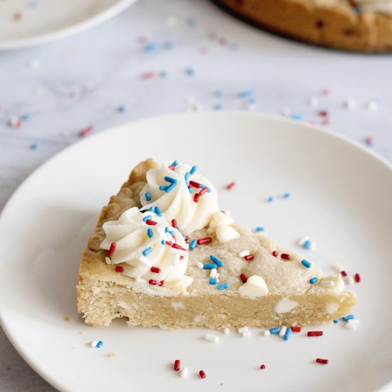 Sugar Cookie Cake