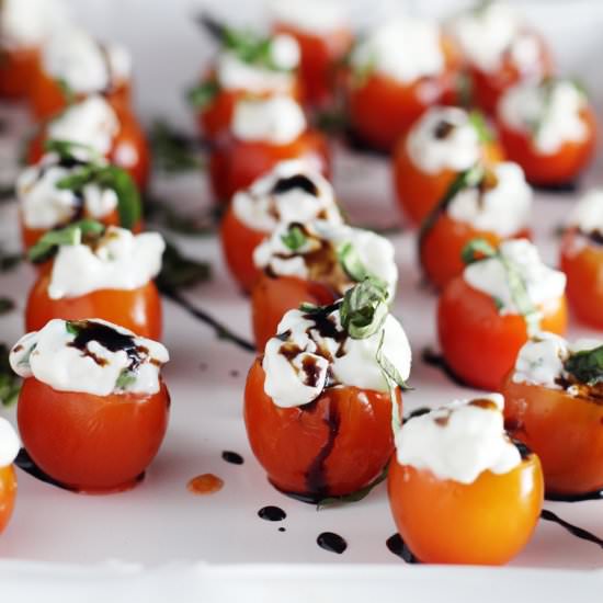 Tomato Basil Caprese Bites