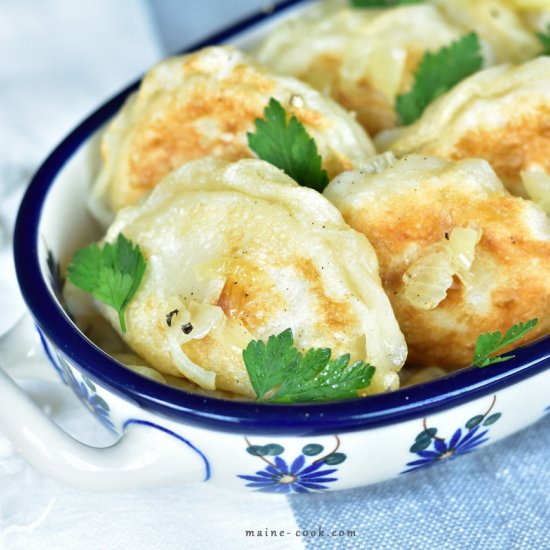 Potato, onion and cheese pierogi