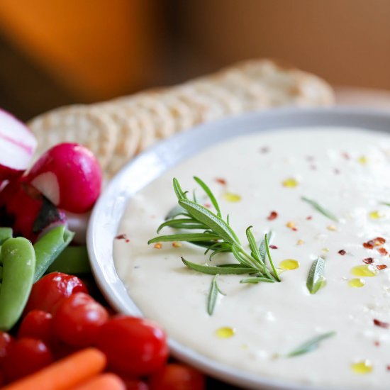 White Bean Feta Hummus