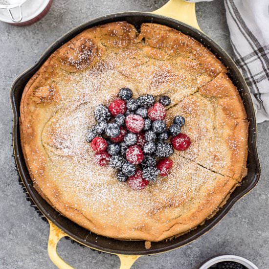 Mixed Berry Dutch Baby Pancake