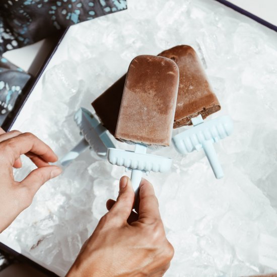 Double Mocha Coconut Popsicles