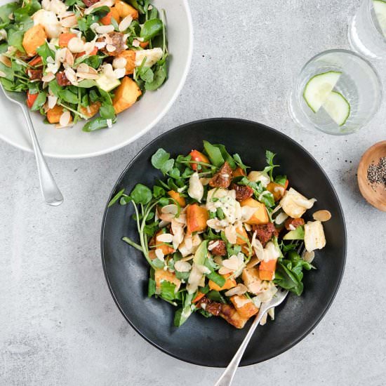 Roast Pumpkin & Halloumi Salad