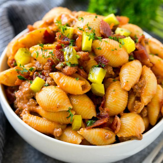 Cheeseburger Pasta