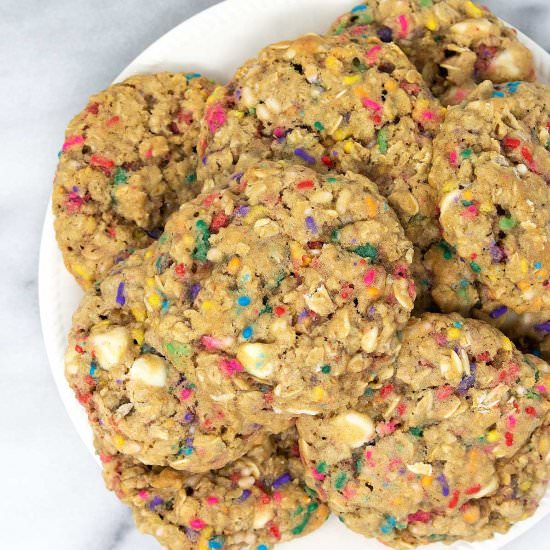 Funfetti Oatmeal Cookies