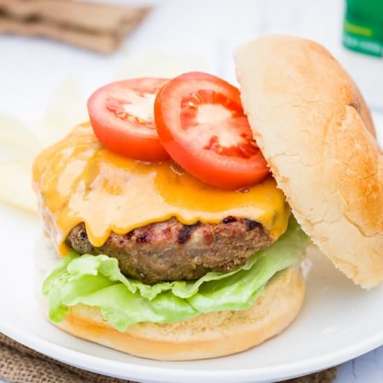 Bacon Ranch Turkey Burgers