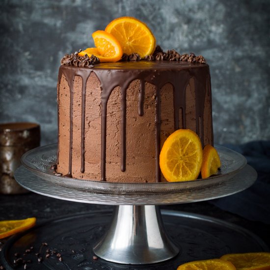 Orange, Almond & Chocolate Cake