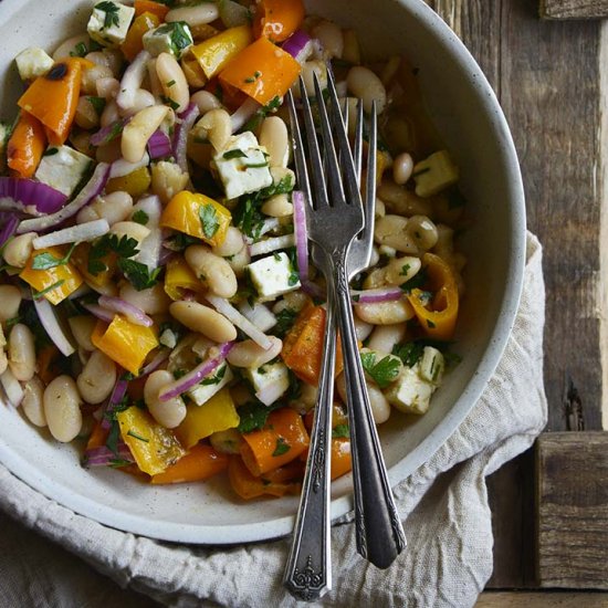 White Bean Maple Dijon Salad