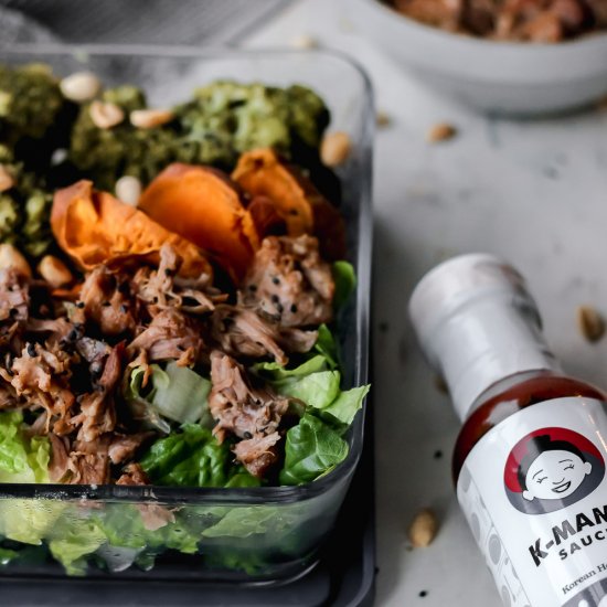 Korean Pork Meal Prep Bowls