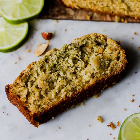 Rosemary Zucchini Bread with Lime