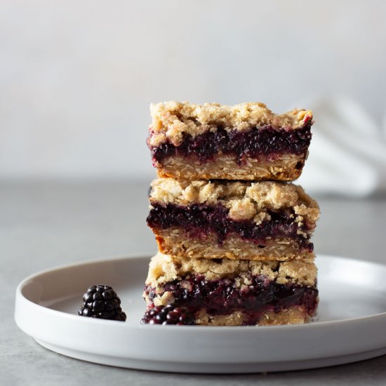 Blackberry Crumb Bars