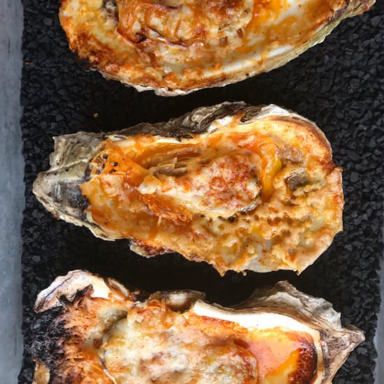 Grilled Cocktail Oysters