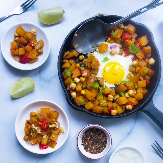 Sweet Potato Hash with Chickpea