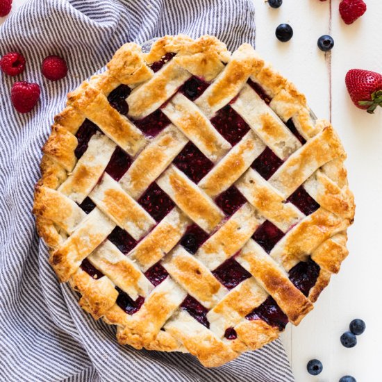 Triple Berry Pie