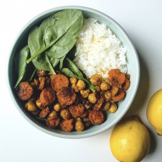 Lemon and Turmeric Nourish Bowl