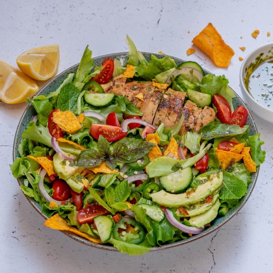 Chimichurri Chicken Avocado Salad