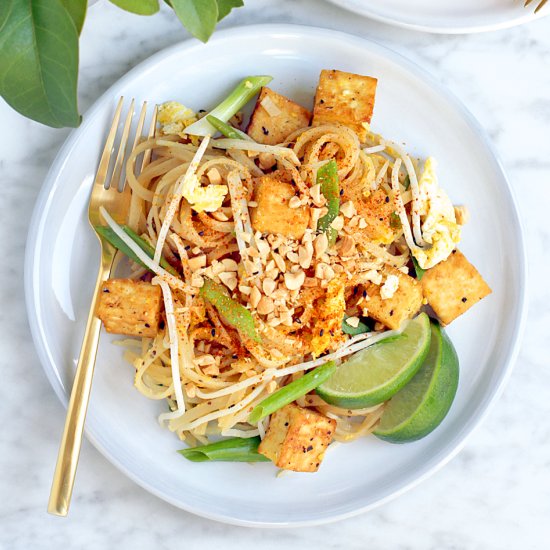 Pad Thai with Tofu