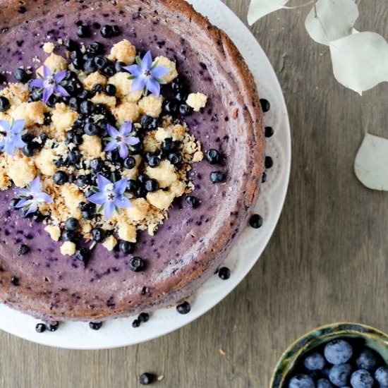 Blueberry cheesecake