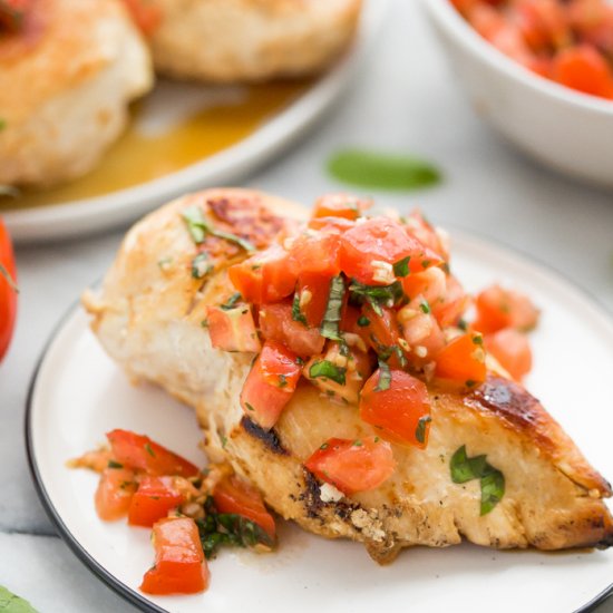 bruschetta chicken (whole30, paleo)