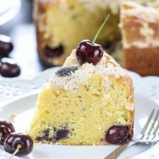 Cherry Crumb Cake