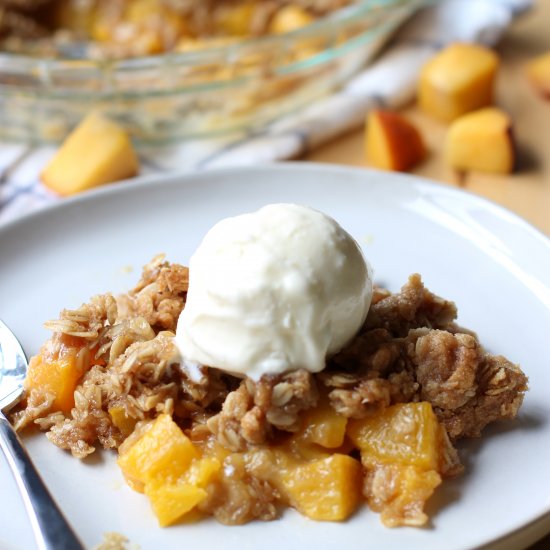 Easy Peach Crisp