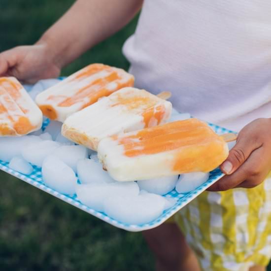 Creamy Mango Popsicle