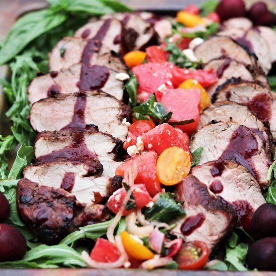 Cherry Balsamic Pork Tenderloin